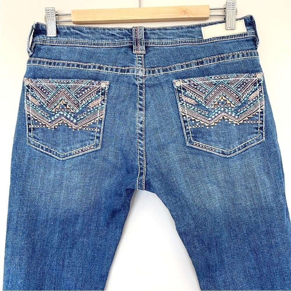 Rock & Roll Cowgirl Rival Low Rise Bootcut Jeans Women's Sz 29x34